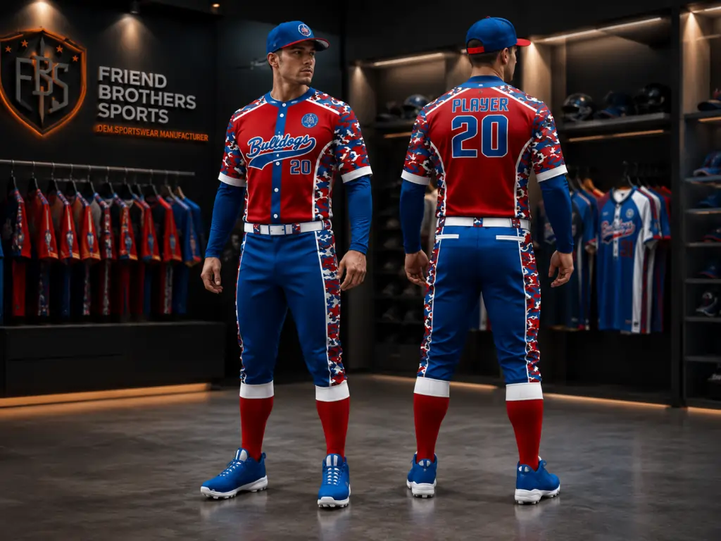 Custom baseball uniforms manufacturer with premium team apparel customization