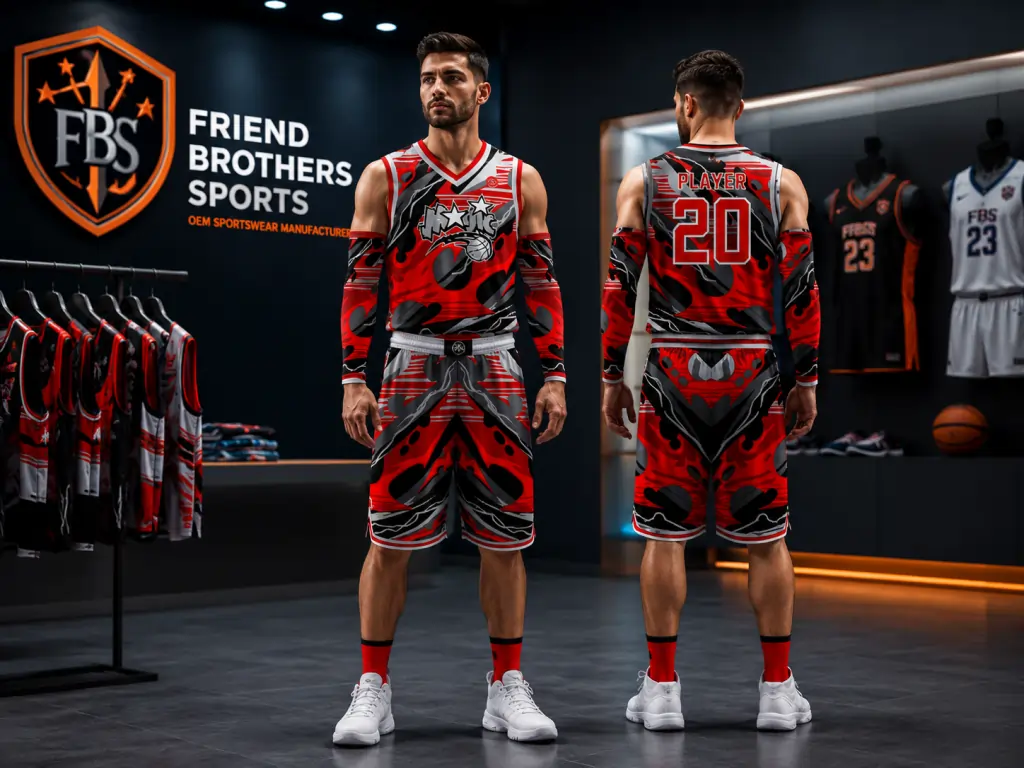 Custom basketball uniforms manufacturer for teams and bulk sportswear orders