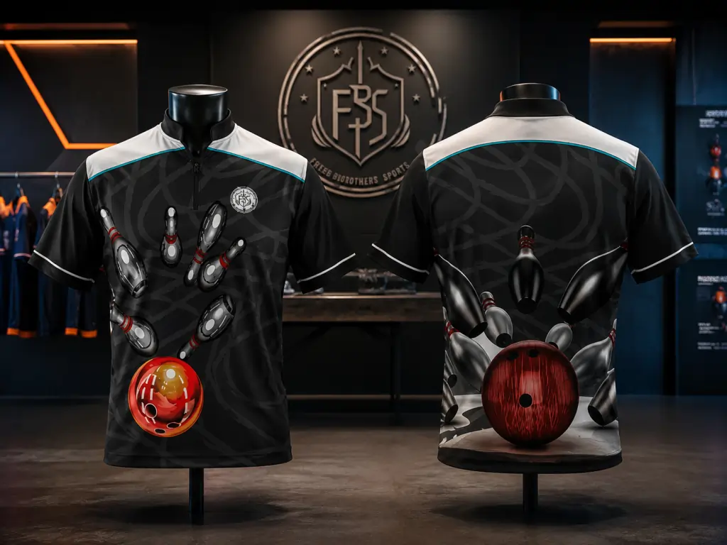 Custom bowling shirts manufacturer with personalized teamwear designs