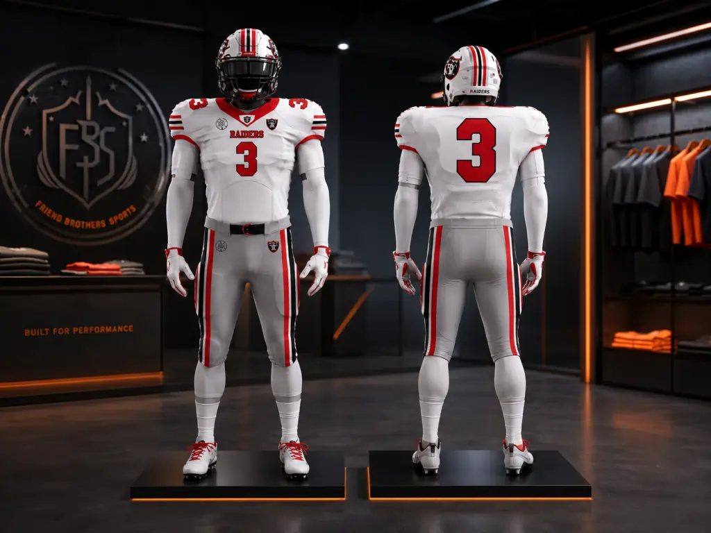 Custom football uniforms for schools, clubs, and sports teams