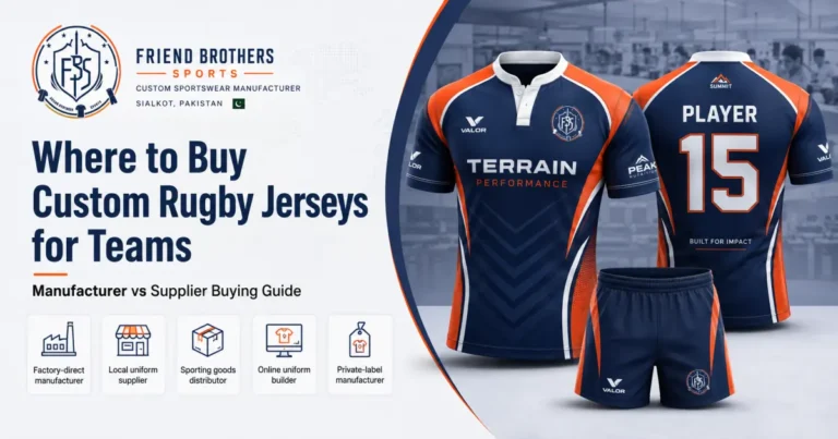Comparison of custom rugby jersey buying options for teams, clubs, schools, and bulk buyers