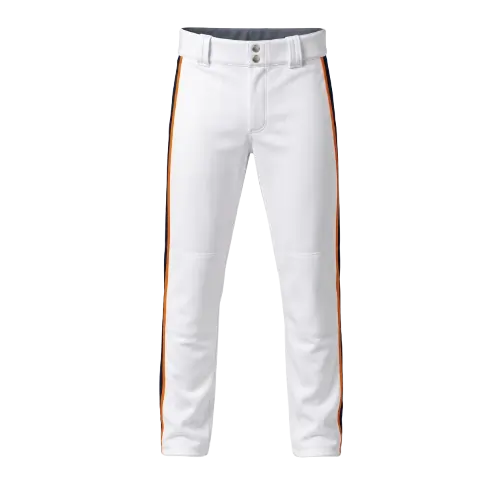 Custom baseball pants with performance fabric and side stripe