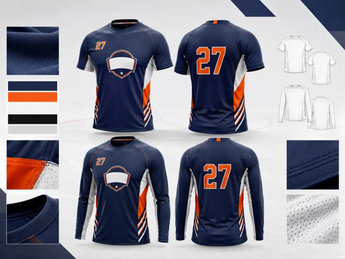 Custom ice hockey shirts for training warm-ups clubs and academies