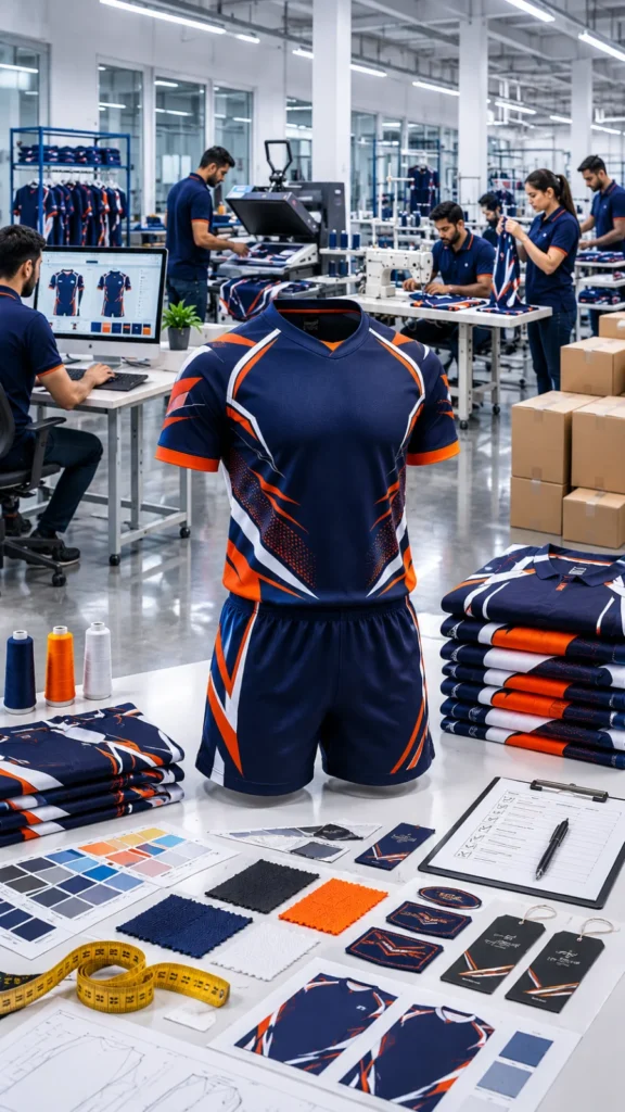 OEM custom rugby uniform manufacturer producing premium private label rugby teamwear with sublimation printing, quality control, and bulk export manufacturing.