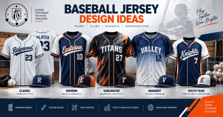 Baseball jersey design ideas for teams including pinstripe, sublimated, retro and youth uniform styles